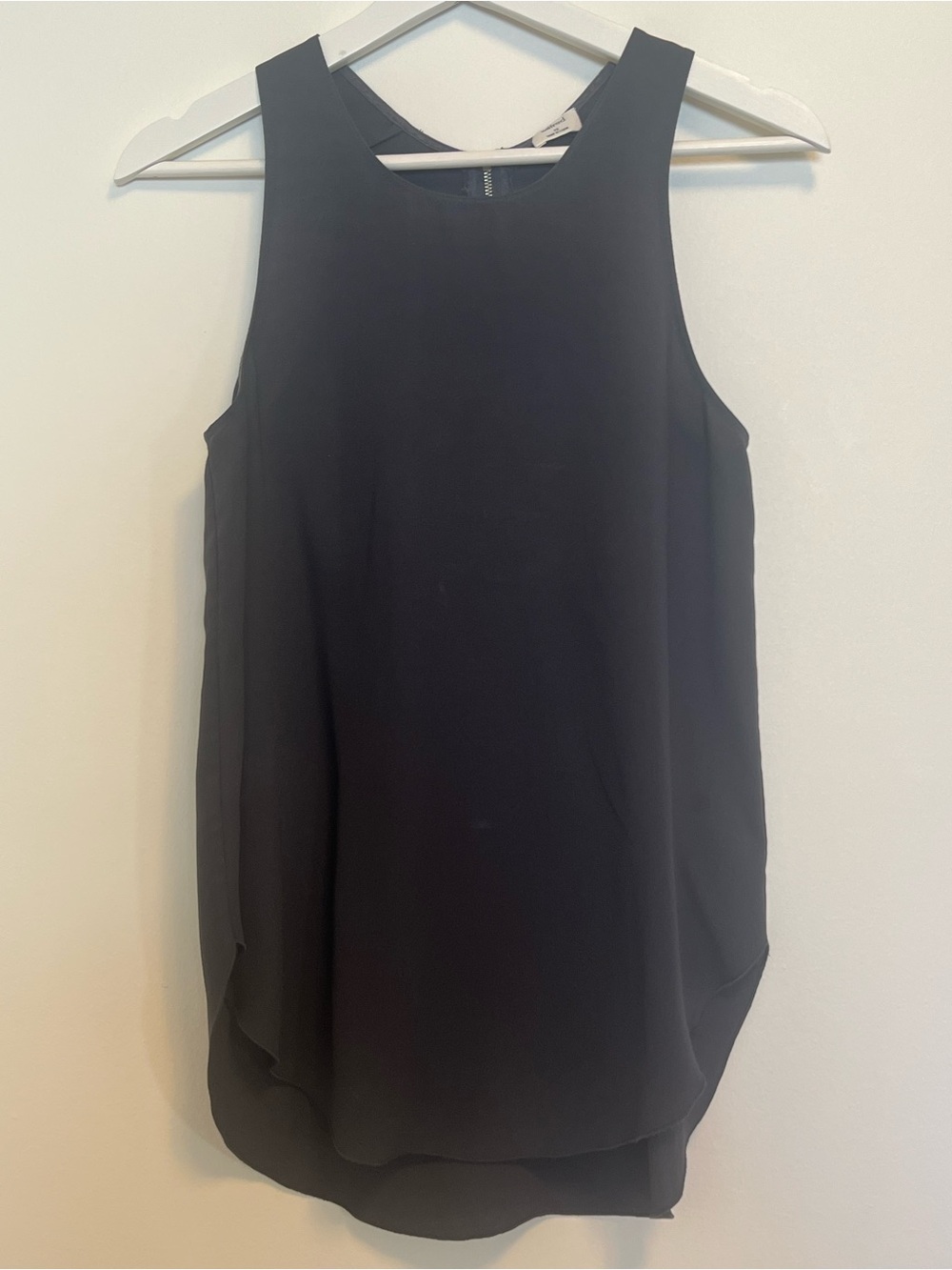 Aritzia Wilfred Black Silk Layered Camisole Sleeveless Women's Top Size XS